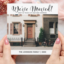 引っ越しました転居予告