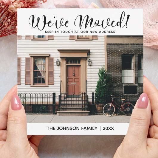 引っ越しました転居予告