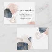 引っ越しました転居予告 ノートカード (正面/裏面)