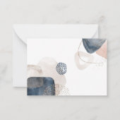 引っ越しました転居予告 ノートカード (裏面)