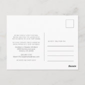 引っ越しました転居予告 ポストカード (裏面)