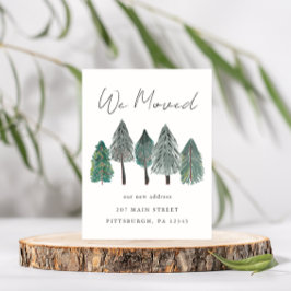 引っ越しました転居予告 ポストカード