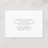 引っ越しました転居予告 名刺 (裏面)