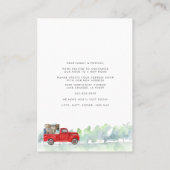 引っ越しました転居予告 名刺 (裏面)