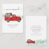 引っ越しました転居予告 名刺 (正面/裏面)