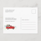 引っ越しました転居予告 案内ポストカード (裏面)