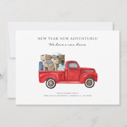 引っ越しました転居赤台車移動 (正面)