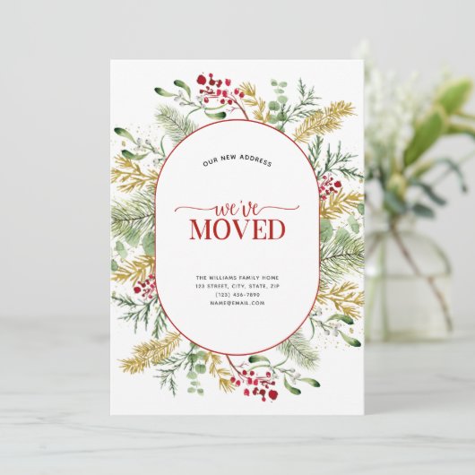 引っ越しました金ゴールドの冬の動きに関する発表 シーズンカード (スタンド正面)