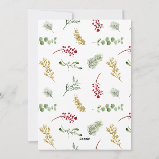 引っ越しました金ゴールドの冬の動きに関する発表 シーズンカード (裏面)