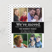 引っ越しました4 Photo Collage白黒ムービング (正面/裏面)