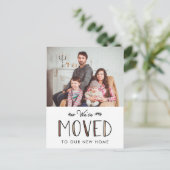 引っ越しました |お知らせ 案内ポストカード (スタンド正面)