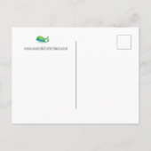 引っ越しました |かわいいクジラの住所の変更 案内ポストカード (裏面)