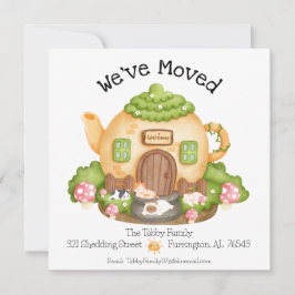 引っ越しました!かわいいティーポット猫の家 案内状