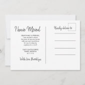 引っ越しました |ようこそカラフル鳥 招待状 (裏面)