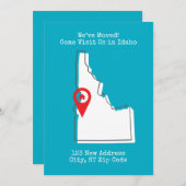 引っ越しました!アイダ来ホのVisit Us 案内状 (正面/裏面)