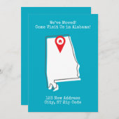 引っ越しました!アラバ来ママ州のVisit Us シーズンカード (正面/裏面)