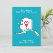 引っ越しました!アラ来スカ州での訪問のお知らせ シーズンカード (スタンド正面)