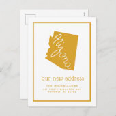 引っ越しました |アリゾナタイポグラフィ シーズンポストカード (正面/裏面)