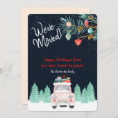 引っ越しました・ウィズ・ザ・ムービング・クリスマス新居 シーズンカード (正面/裏面)