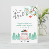 引っ越しました·ウ·ザ·ザ·ムーブ·クリスマス新住所 シーズンカード (スタンド正面)