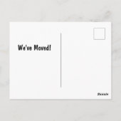 引っ越しました!オートハウス ポストカード (裏面)