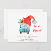 引っ越しました、カーサンタハット 案内ポストカード (正面/裏面)