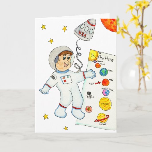 引っ越しました! カード (黄色い花)