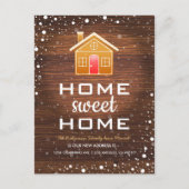 引っ越しました | クリスマスジンジャーブレッドハウス 案内ポストカード (正面)