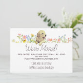 引っ越しました!ゴールデンレトリバーパピーの発表 案内状 (スタンド正面)