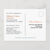 引っ越しました、シックハウスオンホイールオープンハウス インビテーションポストカード (裏面)