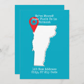 引っ越しました!バーモ来ントのVisit Us 案内状 (正面/裏面)