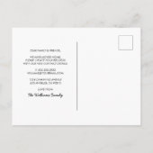 引っ越しました |ビーチ海の新しいホーム 案内ポストカード (裏面)