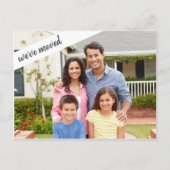 引っ越しました – フルブリード写真とメカスタムッセージ 案内ポストカード (正面)