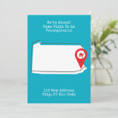 引っ越しました!ペンシルバ来ニア州を訪問 案内状 (スタンド正面)