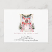 引っ越しました,ホリデイドア,新しいアドレス 案内ポストカード (正面)