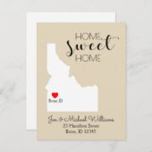 引っ越しました | ホームスイートホームアイダホ 案内ポストカード (正面/裏面)