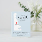 引っ越しました |ホームスイートホームデラウェア 案内ポストカード (スタンド正面)