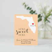 引っ越しました | ホームスイートホームフロリダ 案内ポストカード (スタンド正面)