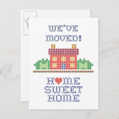 引っ越しました!ホームスイートホーム 案内ポストカード (正面/裏面)