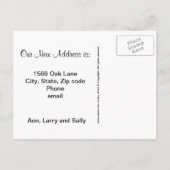 引っ越しました!ホームスイートホーム 案内ポストカード (裏面)