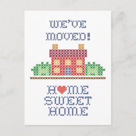 引っ越しました!ホームスイートホーム 案内ポストカード
