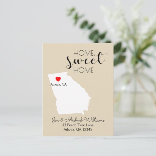 引っ越しました | ホームスウィートホームグルジア 案内ポストカード (スタンド正面)