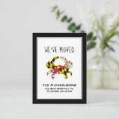 引っ越しました |ボルチモア州カニ ポストカード (スタンド正面)