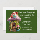 引っ越しました! ポストカード (正面/裏面)