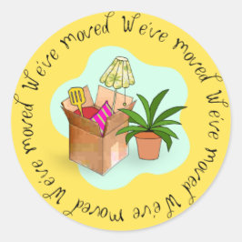 引っ越しました ラウンドシール