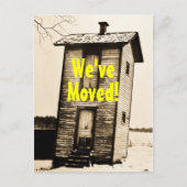 引っ越しました!ヴィンテージ2ストーリーアウトハウス 案内ポストカード (正面)