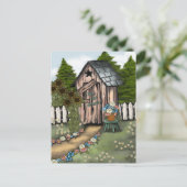 引っ越しました!外お洒落屋 ポストカード (スタンド正面)