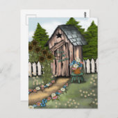 引っ越しました!外お洒落屋 ポストカード (正面/裏面)