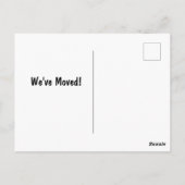 引っ越しました!外お洒落屋 ポストカード (裏面)