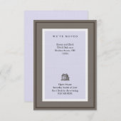 引っ越しました 招待状 (正面/裏面)